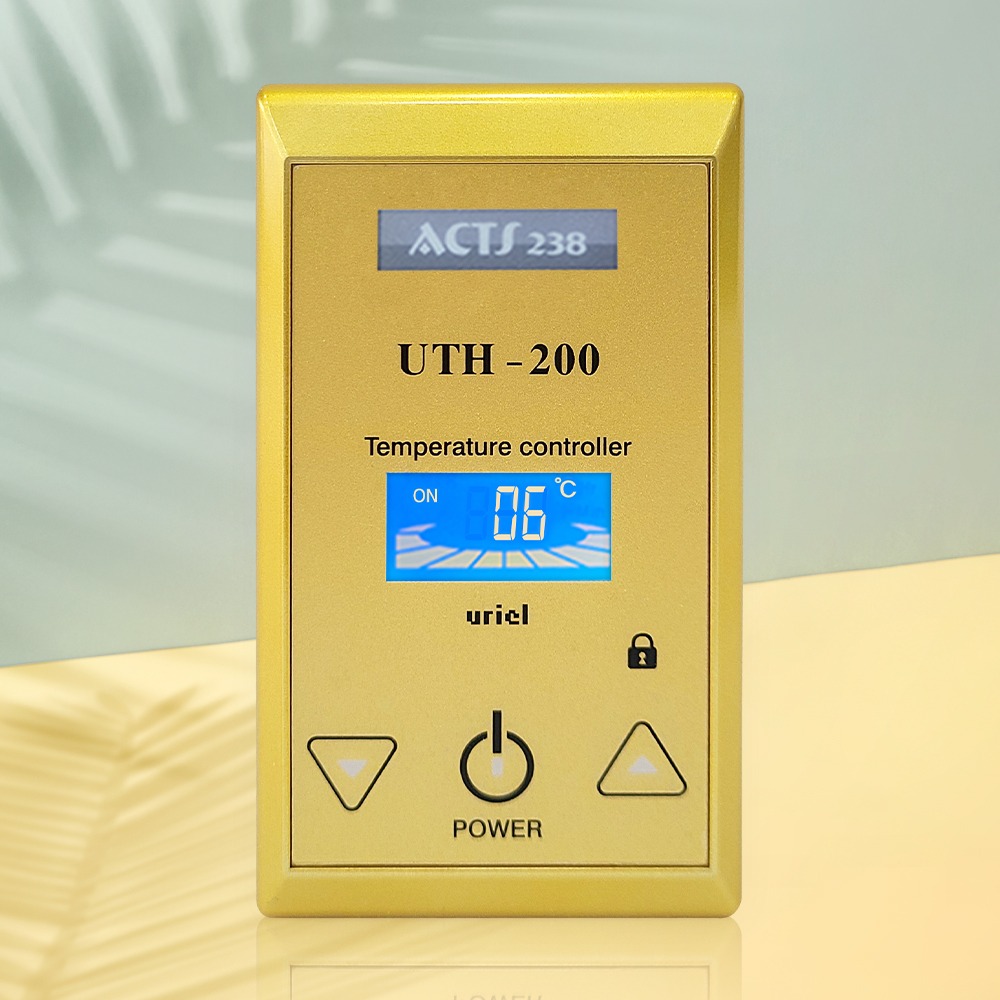 UTH200 바닥난방 18A 온도조절기 UTH-200 부저알림 LCD 터치 4000W