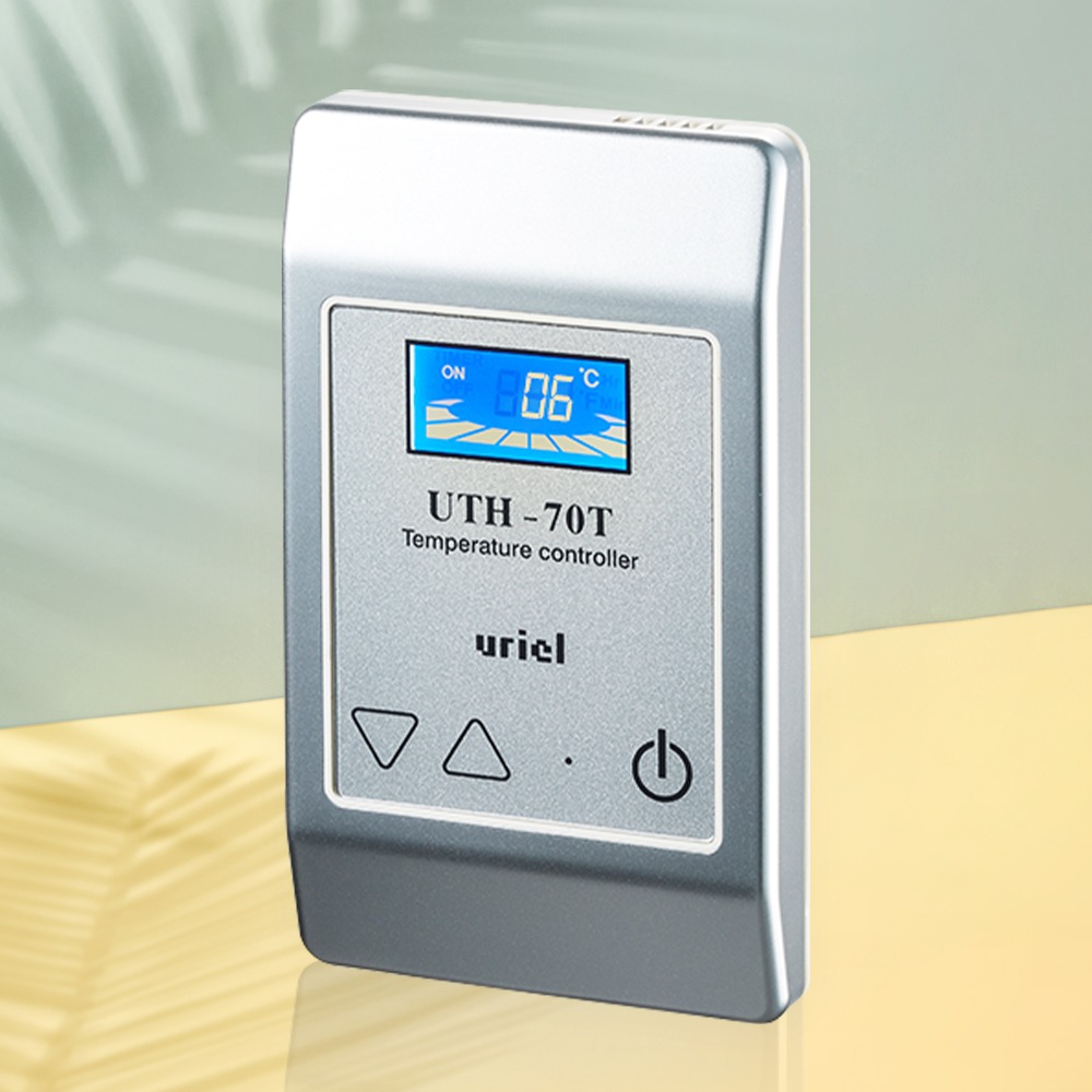 매립형 온도조절기 UTH-70T 우리엘전자 건식난방 디지털온도조절기 3kW 센서용