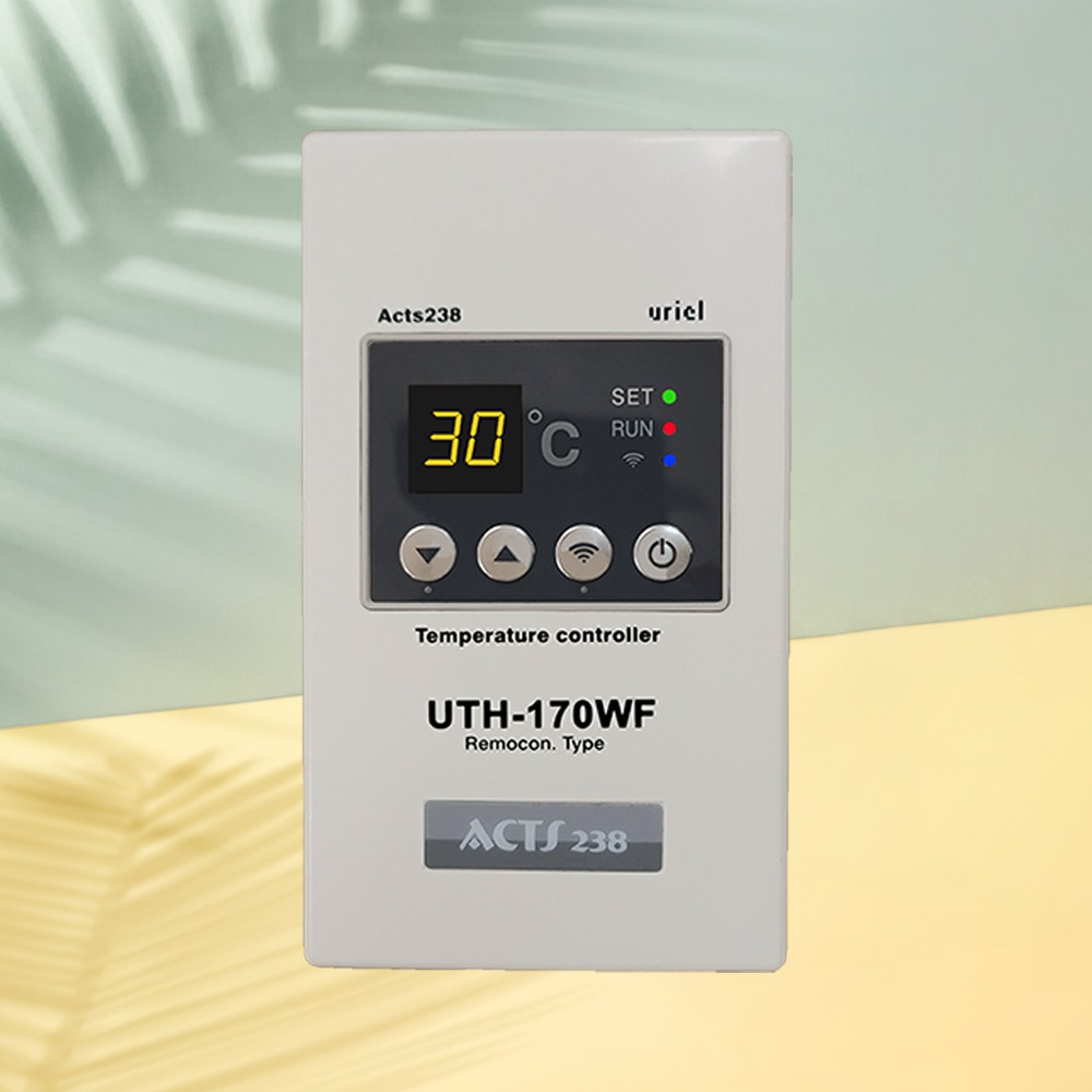 UTH-170WF 온도조절기 WIFI 디지털 온도제어 컨트롤러 전기온돌판넬 난방필름 바닥난방